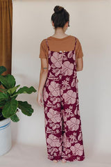Aloha Print Overalls - Hana Garden thumbnail