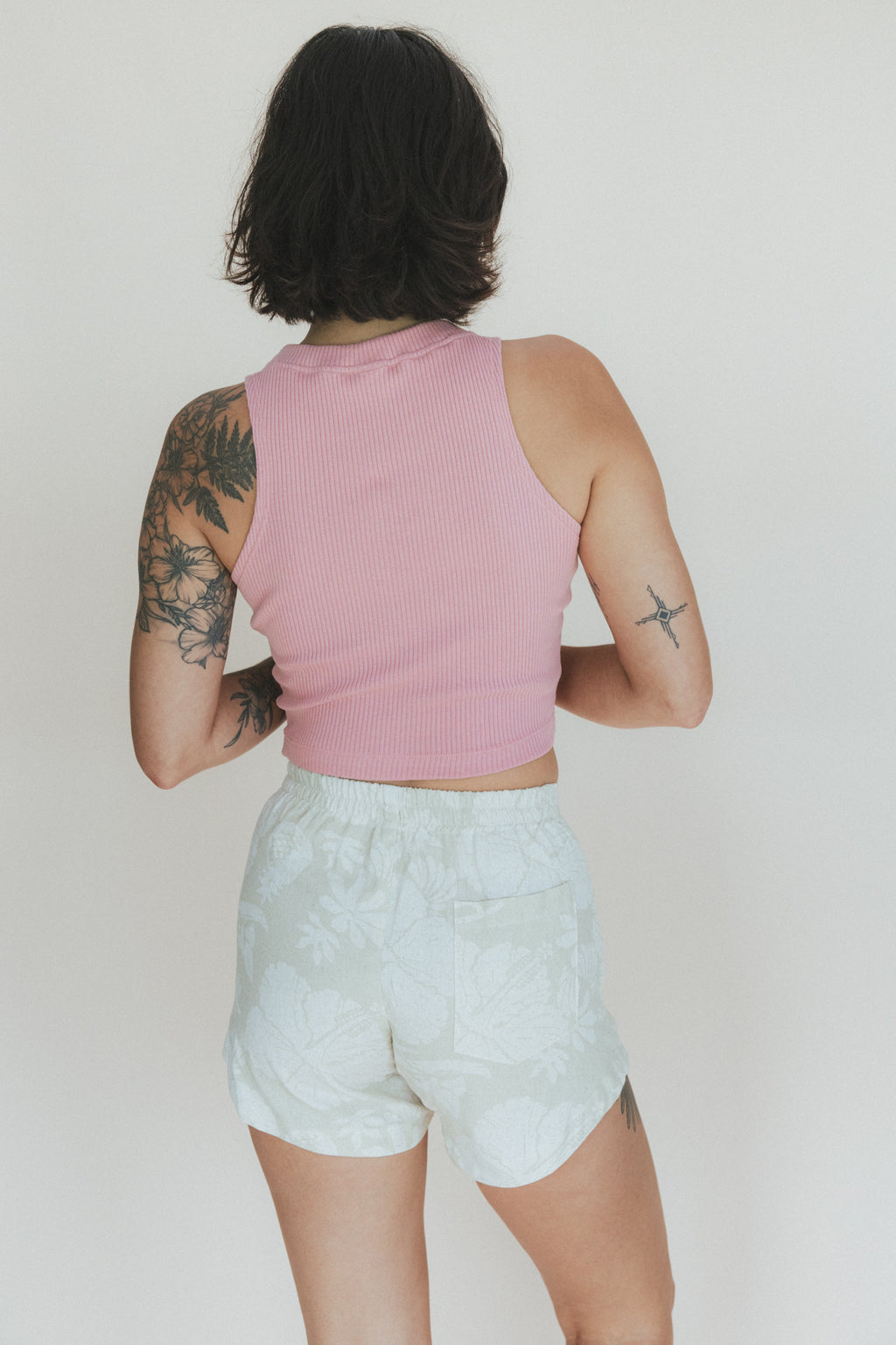 Retro Pocket Shorts - Hana Pearl
