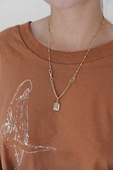 Organic Cotton Crop Tee - Whale Dance | Rust thumbnail