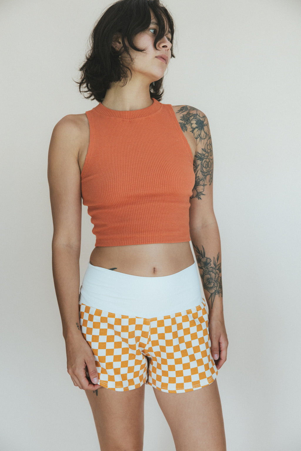 Pau Hana Shorts - French Terry Checker