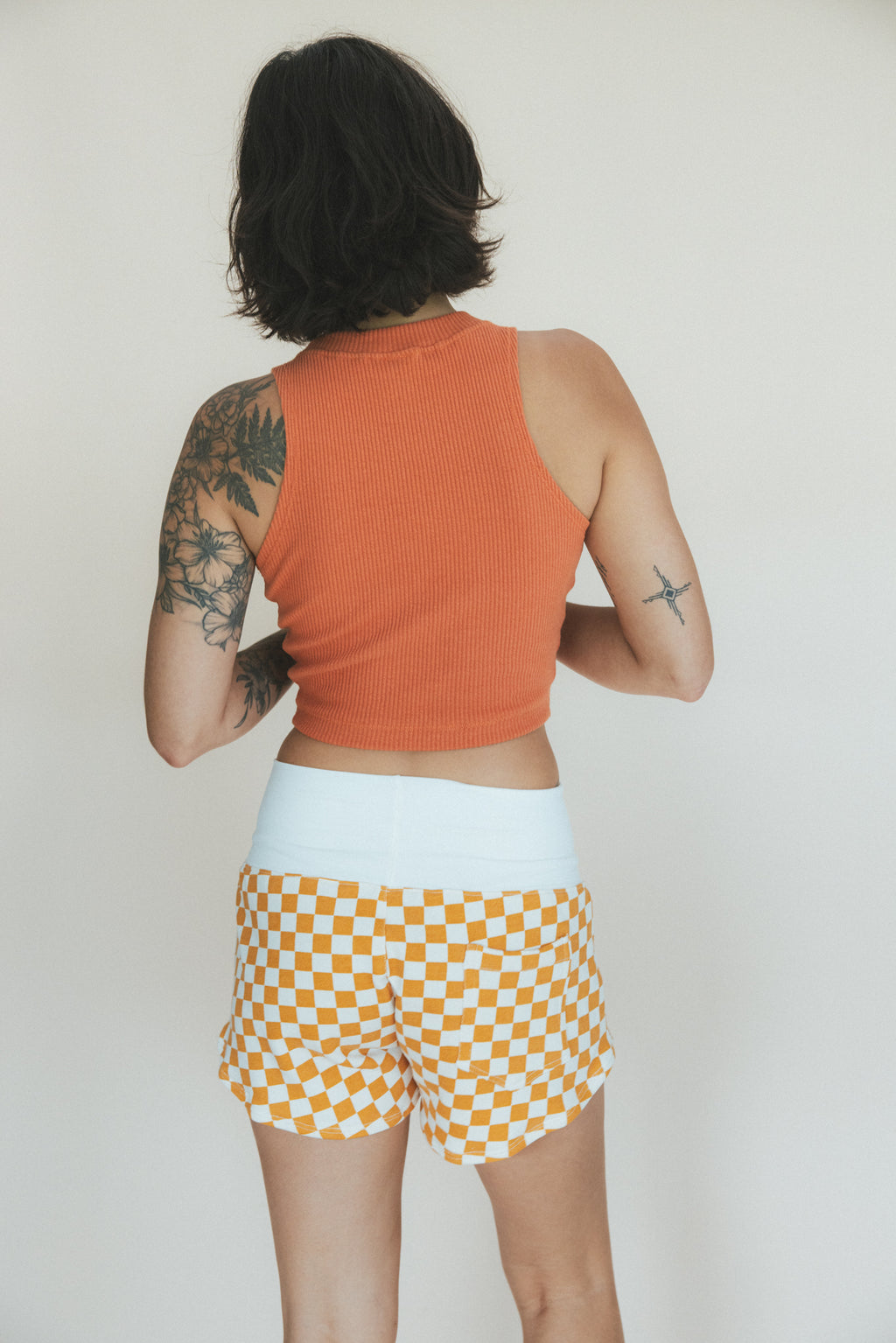 Pau Hana Shorts - French Terry Checker
