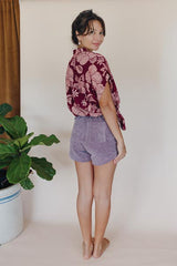 Aloha Boxy Button-up - Hana Garden thumbnail