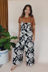 Aloha Print Overalls - Hana Nightfall thumbnail