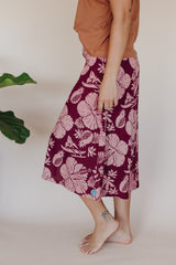 Brie Midi Skirt - Hana Garden thumbnail