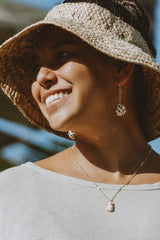 Drop Chain Earrings - Drupe Shell thumbnail