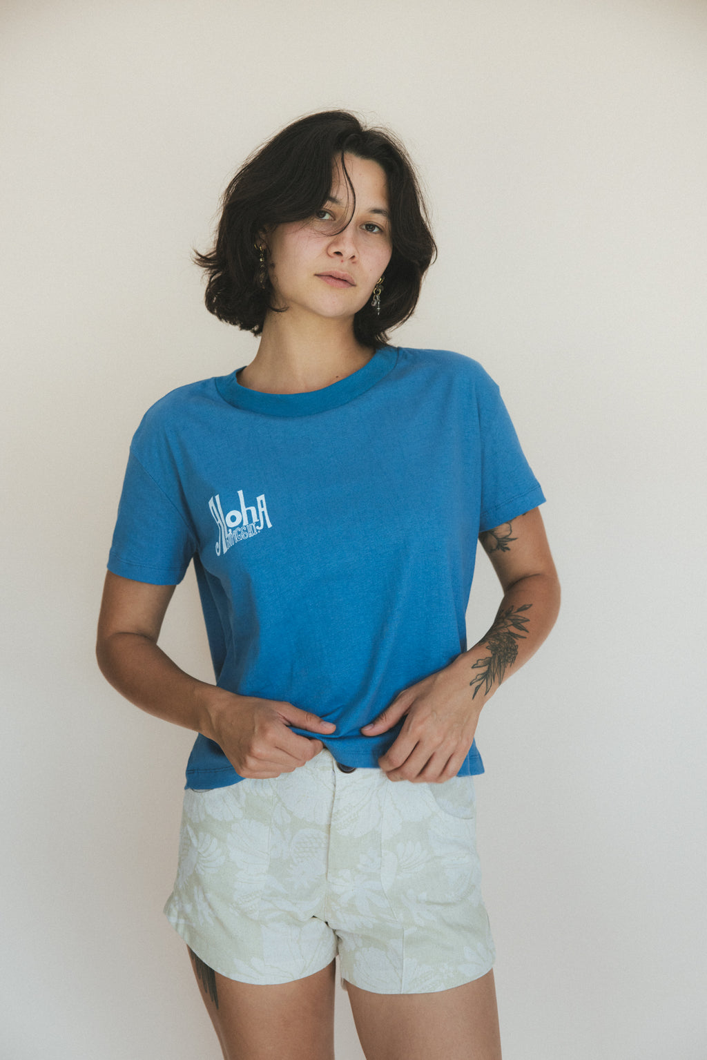 Mermaid Crop Tee - Hemp + Organic Cotton