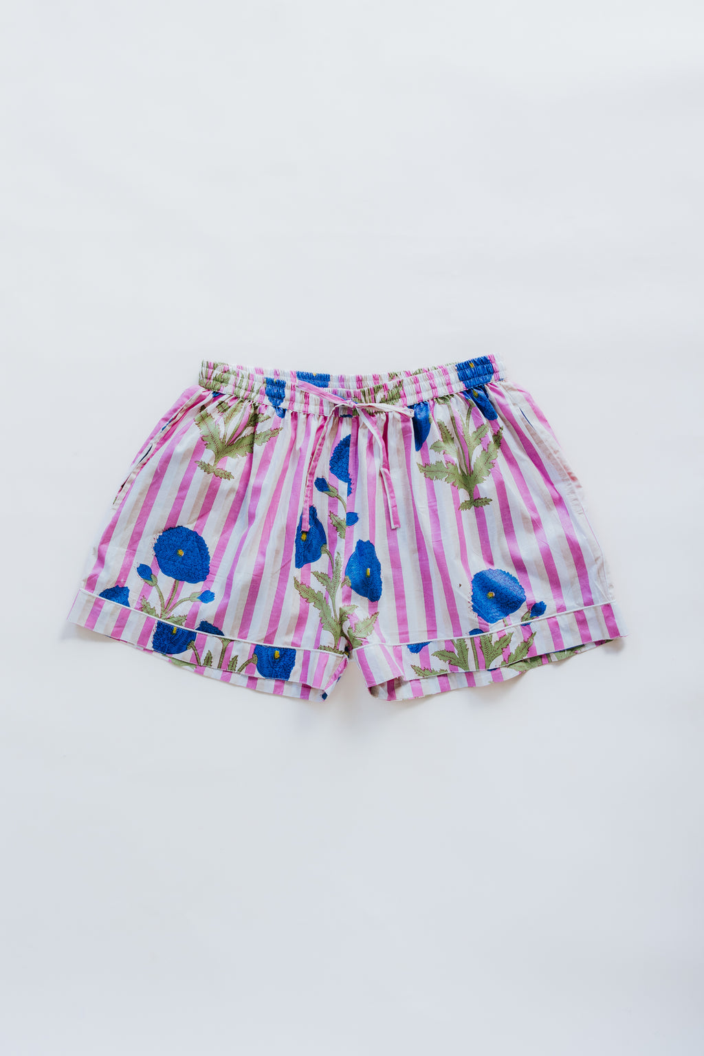 Block Print Pajama Sets - Short Sleeve