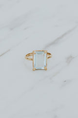 Prong Set Ring - Aquamarine | GF thumbnail
