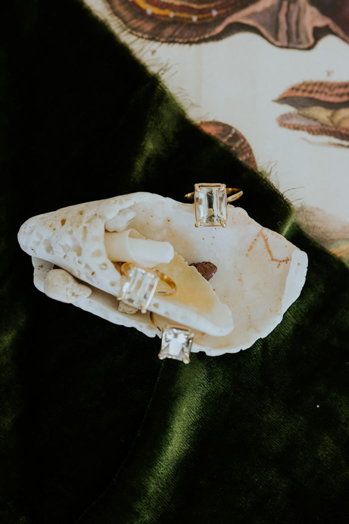 Prong Set Ring - Feldspar | GF