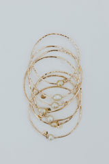 Ti Leaf Bangle - South Seas Pearl thumbnail