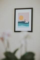 Matted Surfer Girls Prints thumbnail