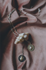 Heart Medallion Necklace - Sterling Silver thumbnail