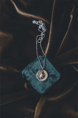 Heart Medallion Necklace - Sterling Silver thumbnail