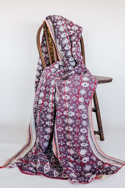 Vintage Kantha Blanket - #11