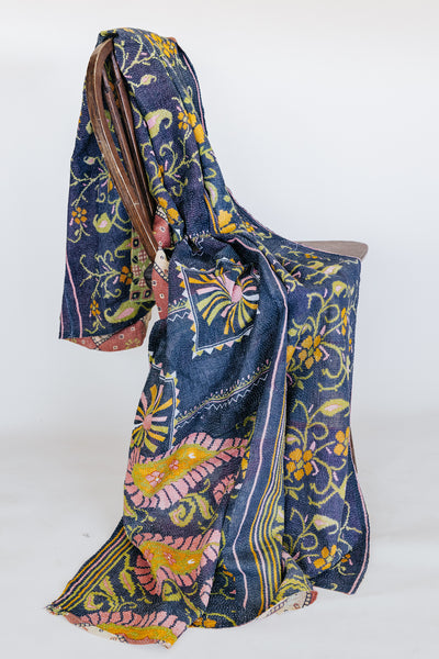 Vintage Kantha Blanket - #5