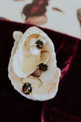 wings hawaii smoky quartz ring in gold fill thumbnail