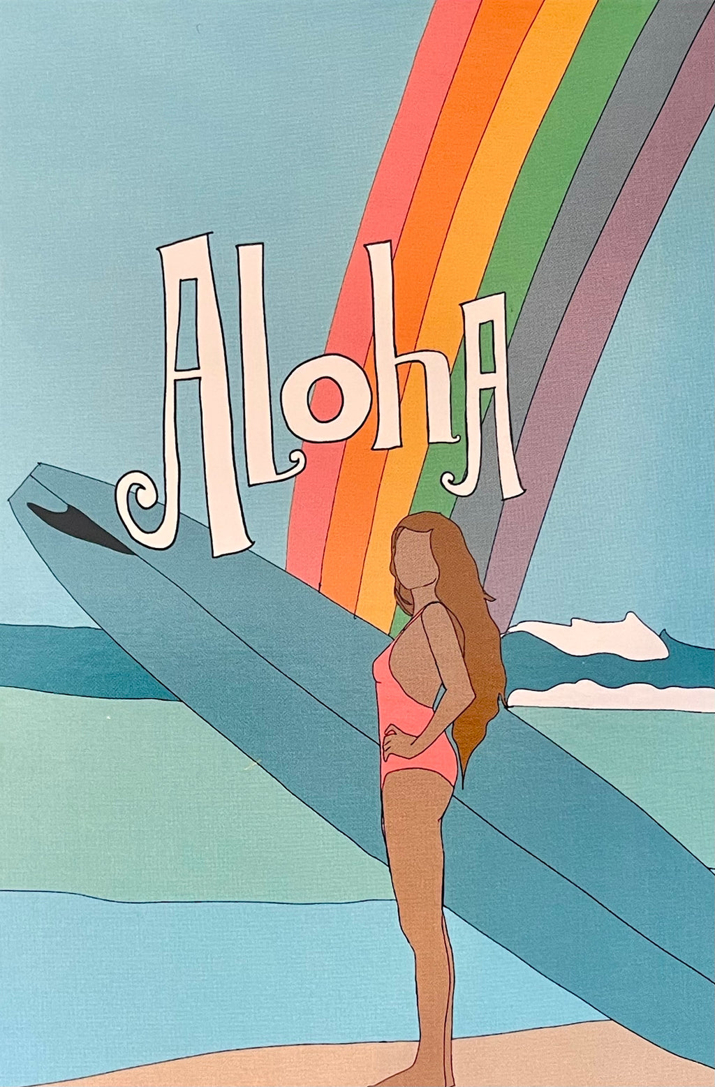 Postcards - Surfer Girls