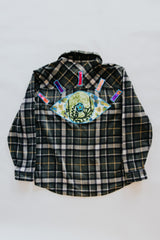 Vintage Flannel Jacket - Evil Eye thumbnail