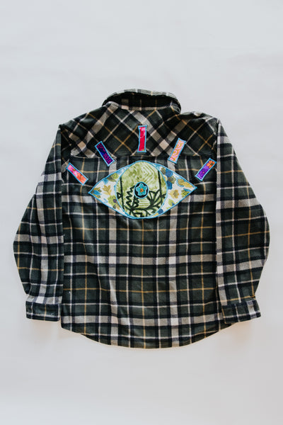 Vintage Flannel Jacket - Evil Eye
