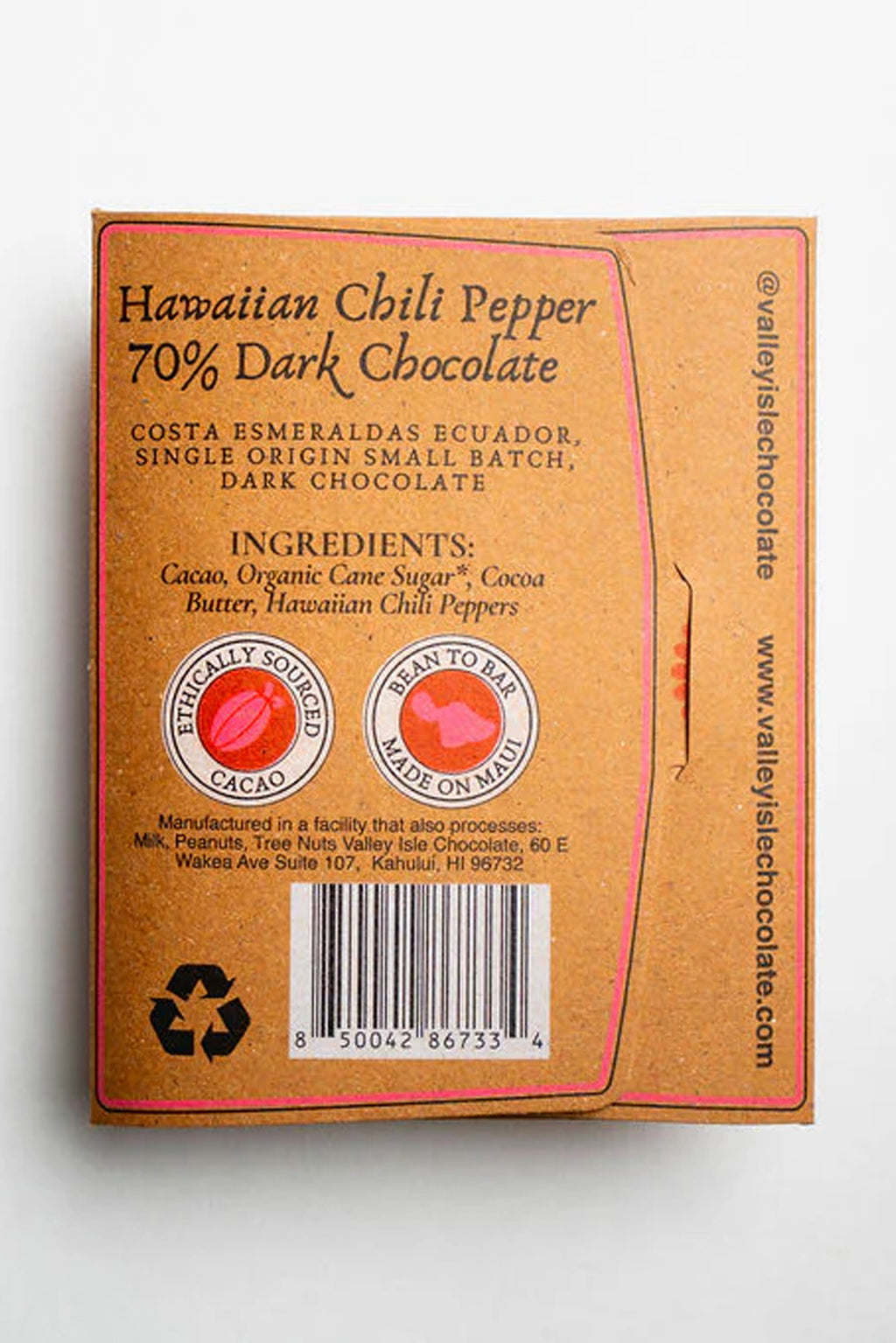 Valley Isle Chocolate - Hawaiian Chili Pepper