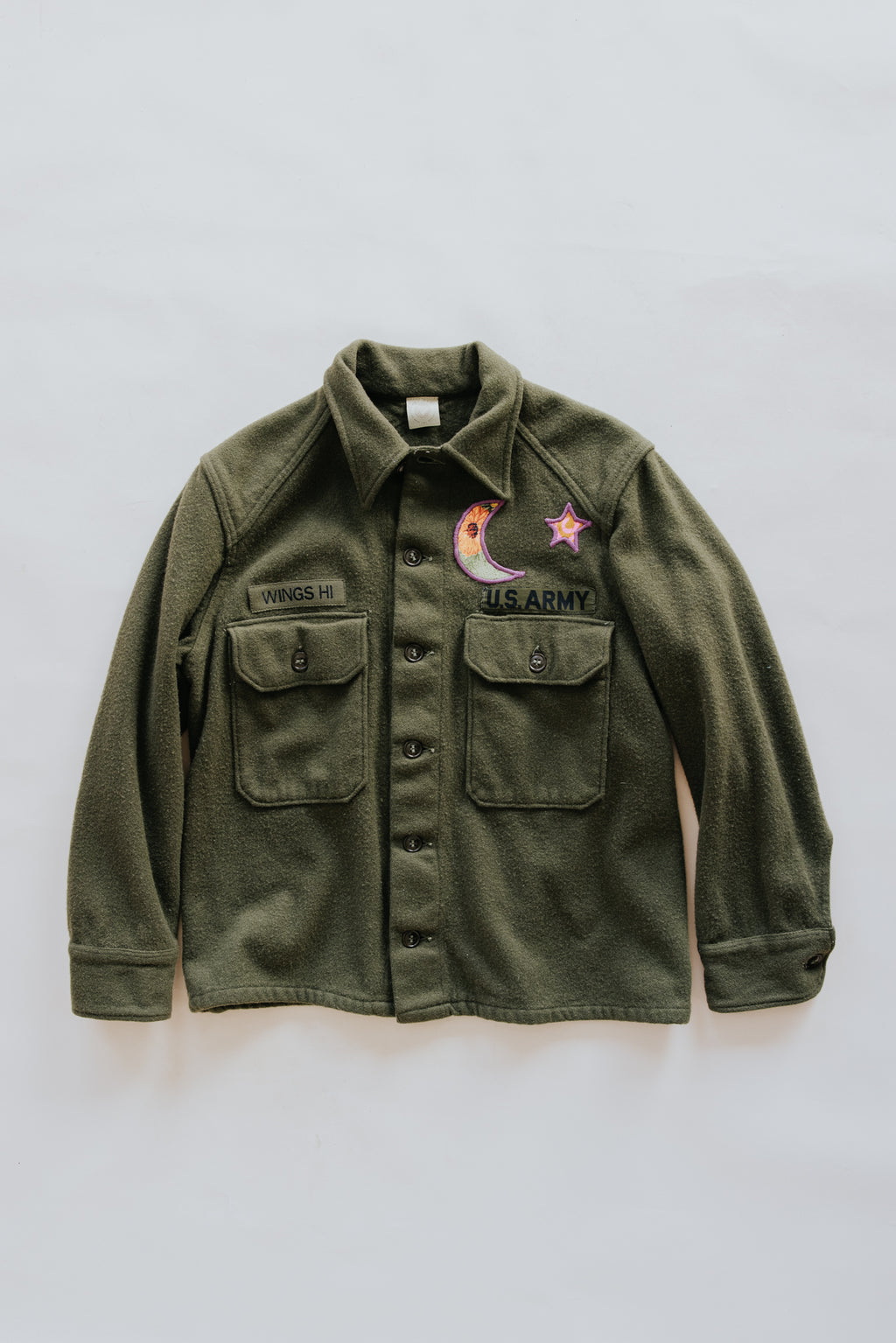Vintage Army Fatigue Jacket - La Sirena