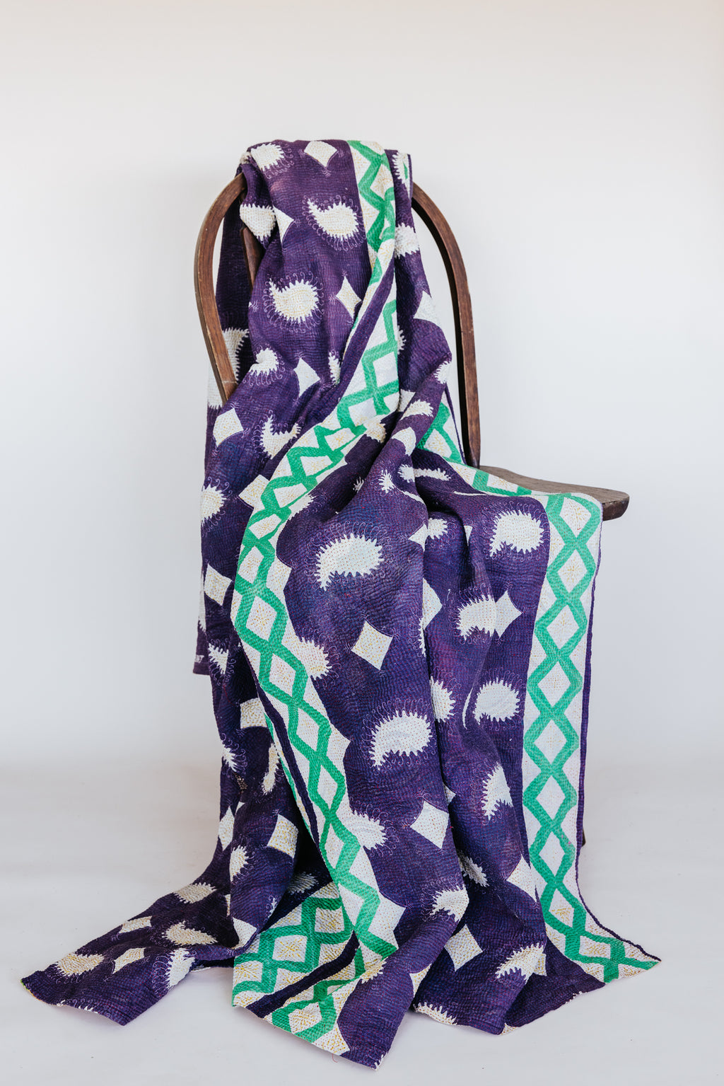 Vintage Kantha Blanket - #13