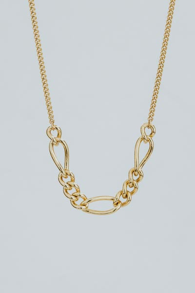 Wings Hawaii Mixed Chain Gang Choker in 14k gold fill