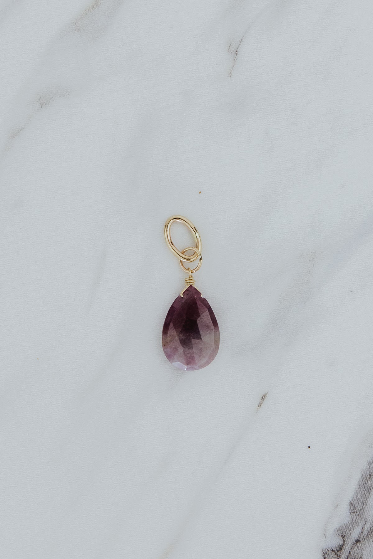 Gemstone Necklace Charms - Warm Tones