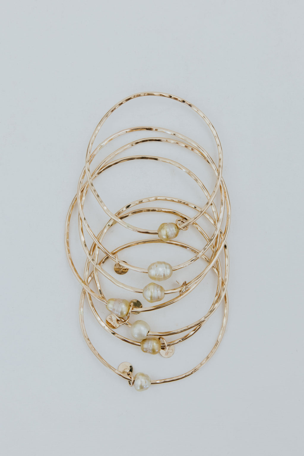 Ti Leaf Bangle - South Seas Pearl