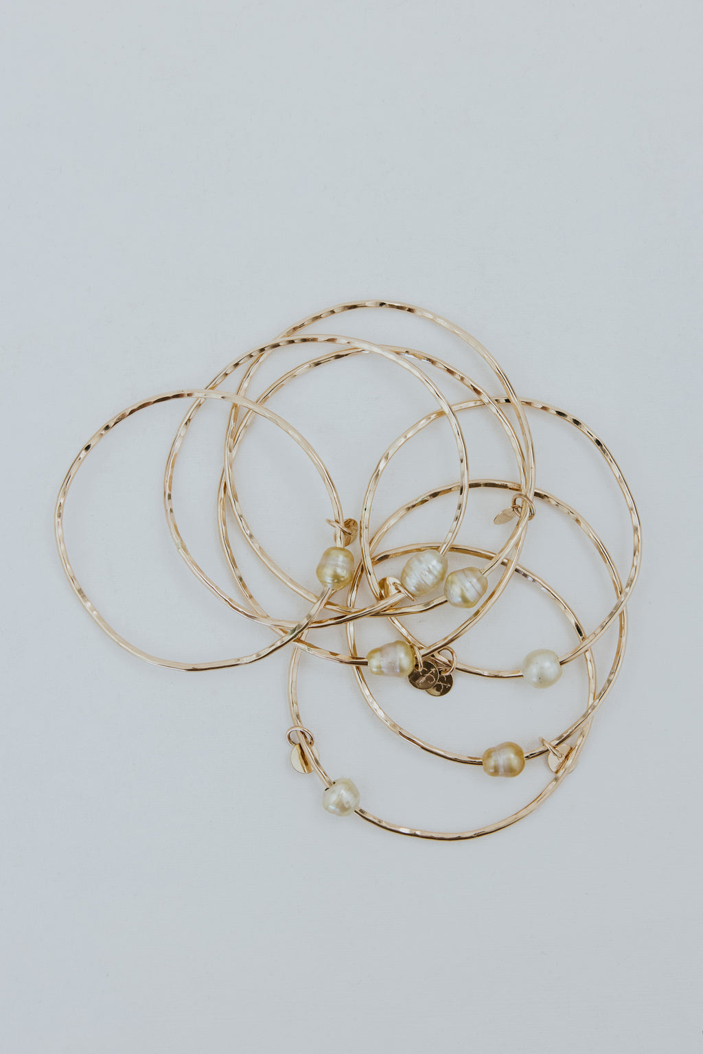 Ti Leaf Bangle - South Seas Pearl