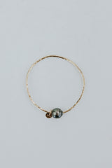 Ti Leaf Bangle - Tahitian Pearl thumbnail