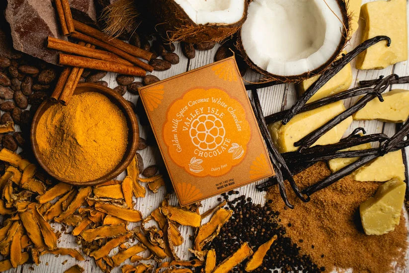 Valley Isle Chocolate - Golden Milk Spice White Chocolate