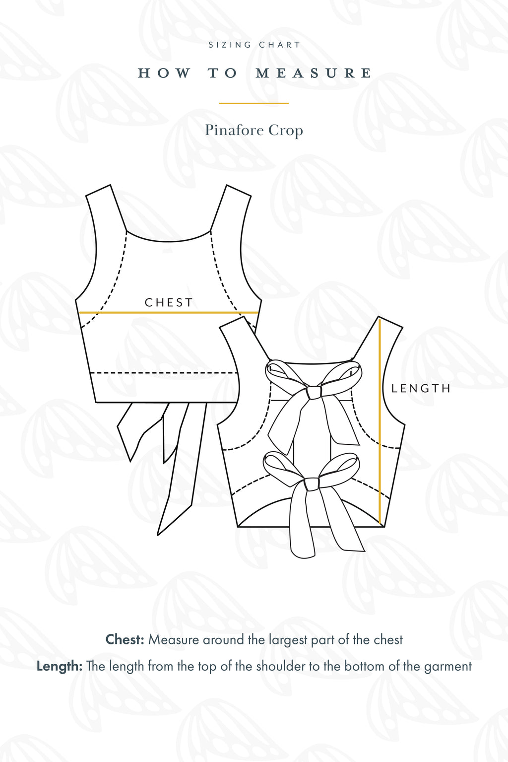Wings Hawaii how to measure pinafore crop tops