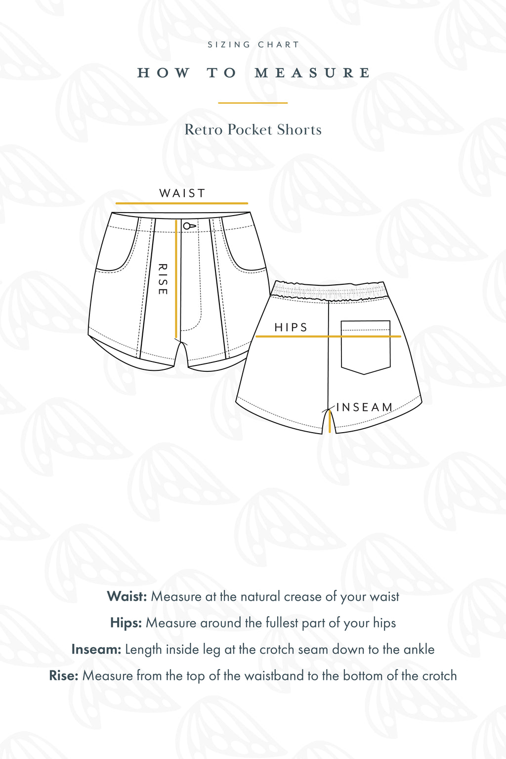 Retro Pocket Shorts - Hana Pearl
