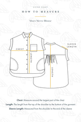 Short Sleeve Pocket Blouse - Hana Nightfall thumbnail