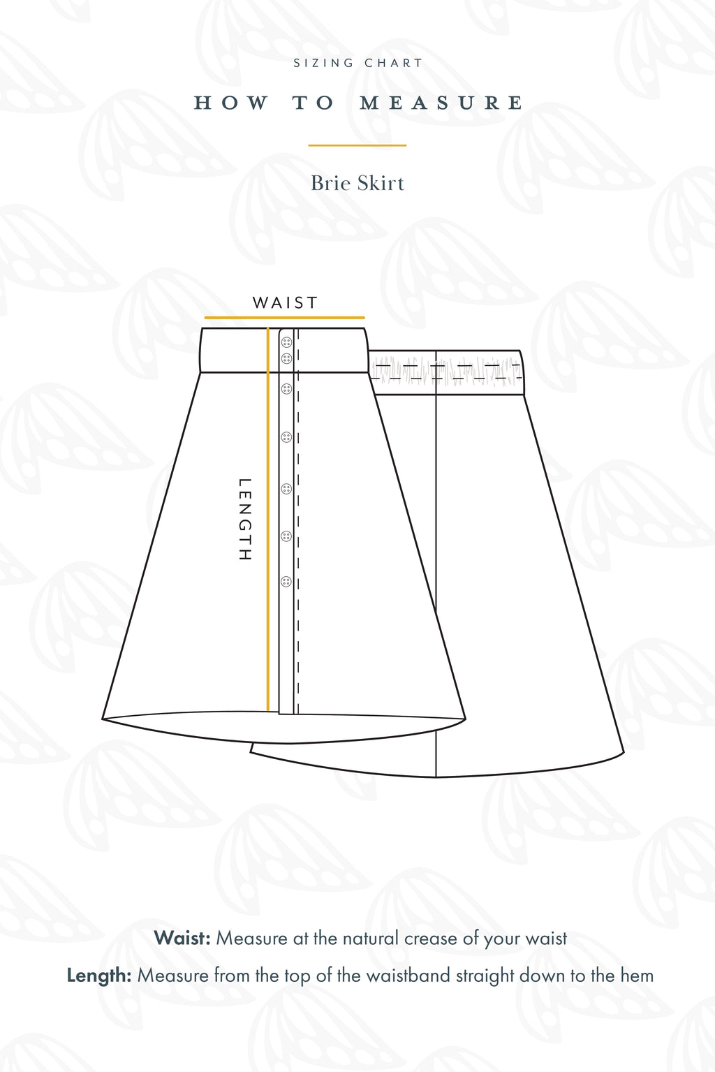 Brie Midi Skirt - Hana Garden