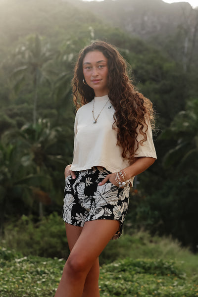 Retro Pocket Shorts - Hana Nightfall