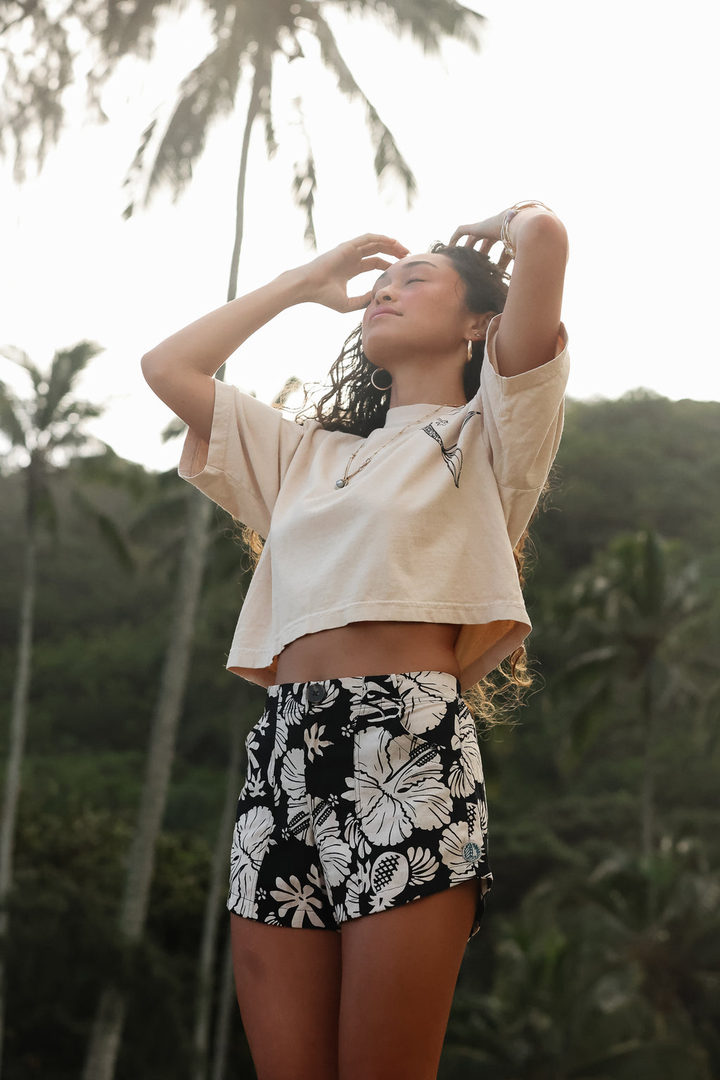 Retro Pocket Shorts - Hana Nightfall