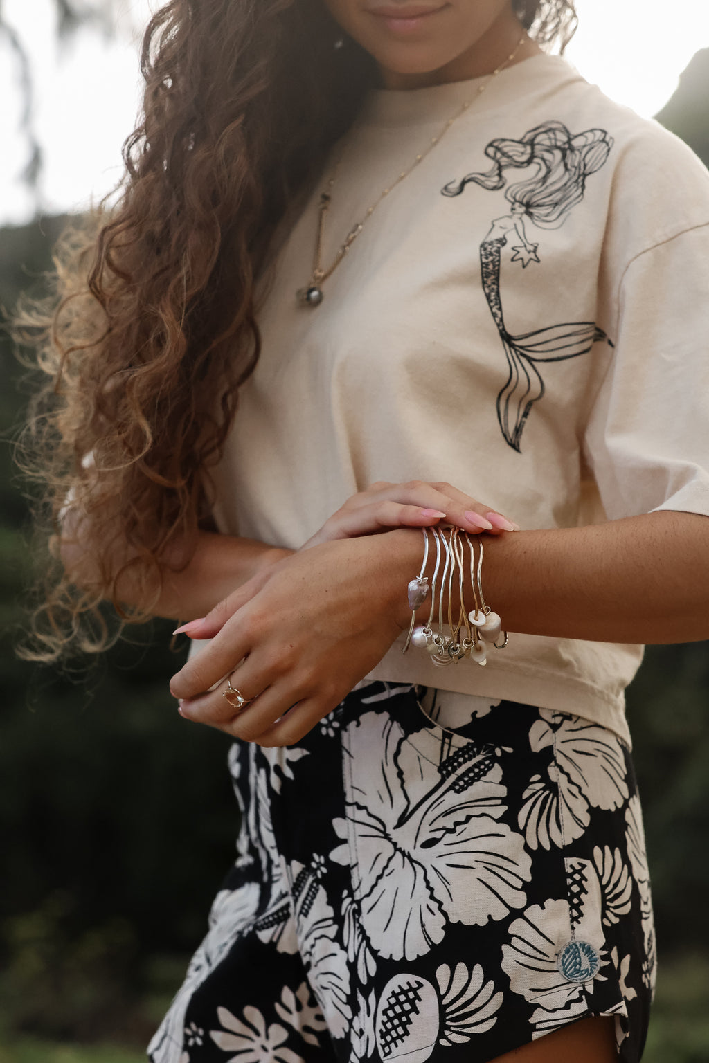 Oversized Cropped Tee - Maui No Ka Oi