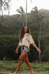 Oversized Cropped Tee - Maui No Ka Oi thumbnail