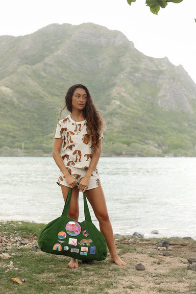 Organic Cotton Crop Tee - Tiger