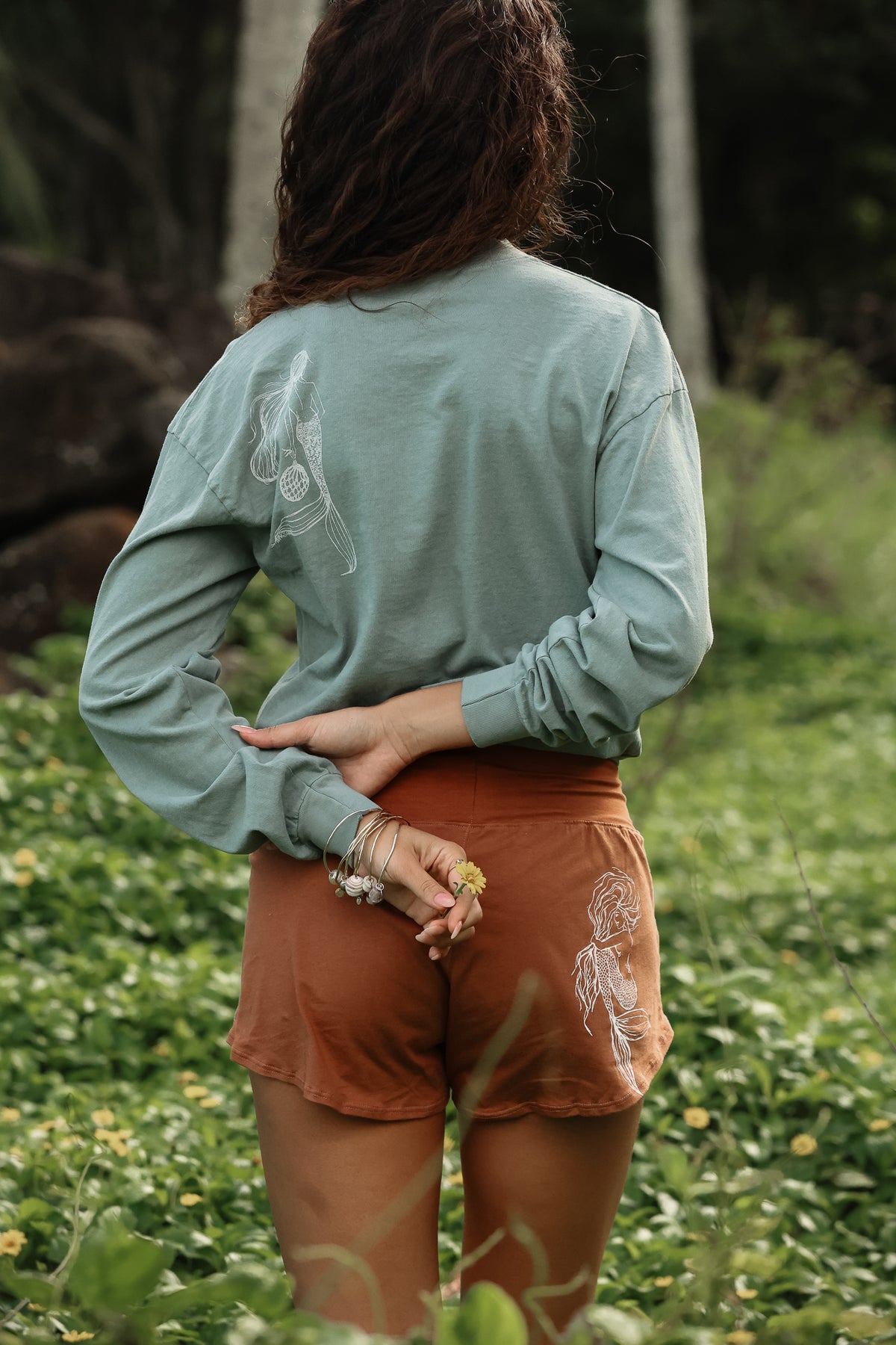 Organic Cotton Pau Hana Shorts - Rust