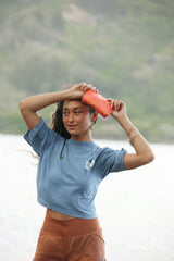 Oversized Cropped Tee - Wings Hawaii Store thumbnail