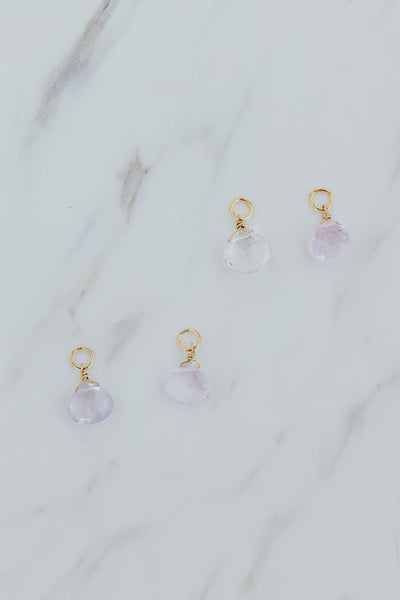 Earring Charms - Kunzite | GF