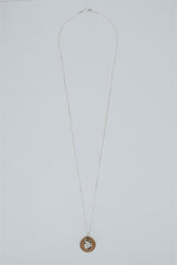 Heart Medallion Necklace - Sterling Silver thumbnail