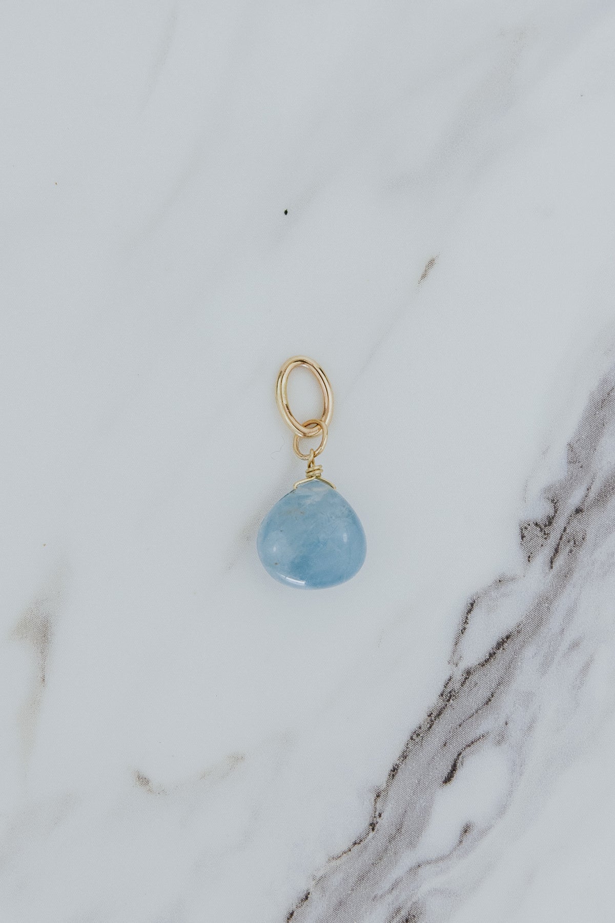Gemstone Necklace Charms - Cool Tones