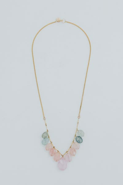 Good Karma Necklace - Aquamarine