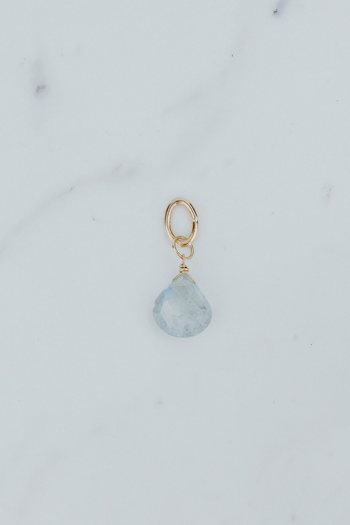 Gemstone Necklace Charms - Cool Tones