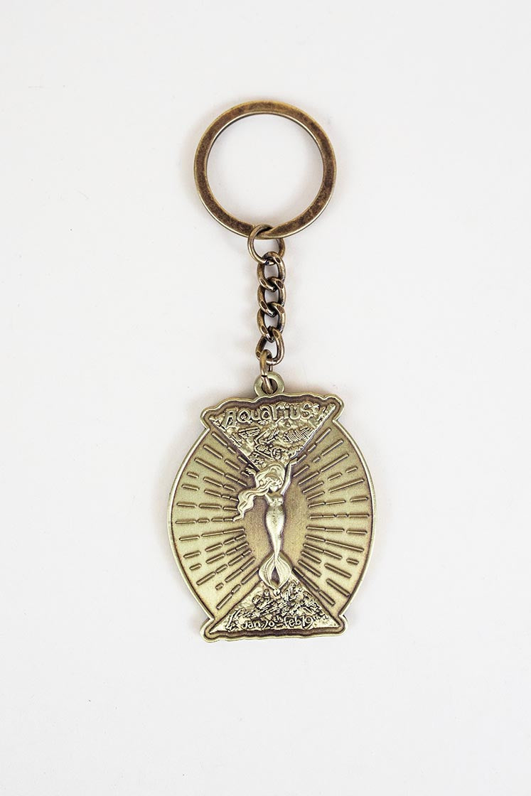 Wings Hawaii zodiac mermaid keychain - Aquarius