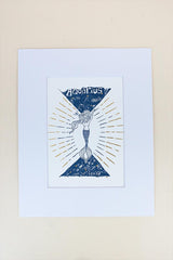 Wings Hawaii zodiac letterpress prints - aquarius thumbnail